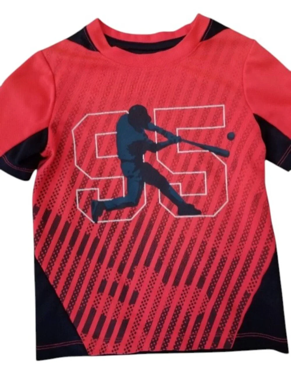Lot of Short Sleeved Tops OSH KOSH Baseball STAR WARS Storm Troopers Size 4-5